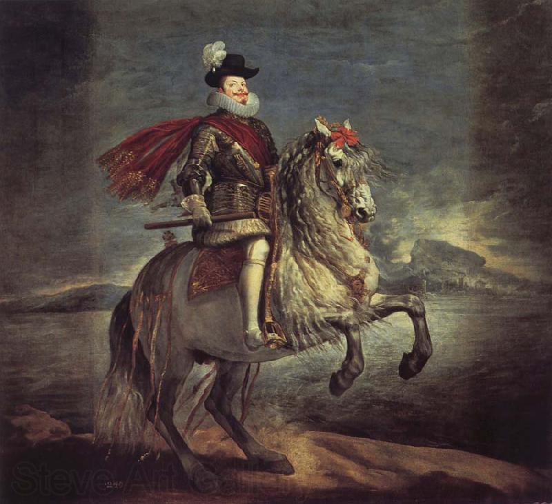 Diego Velazquez Horseman picture Philipps iii Norge oil painting art